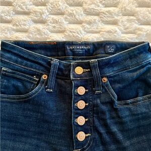 Lucky Brand Women's Dark Blue High Rise Jeans